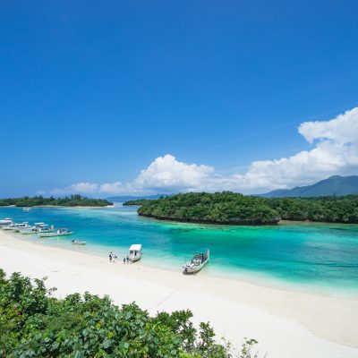 Beach Lagoon Okinawa island japan