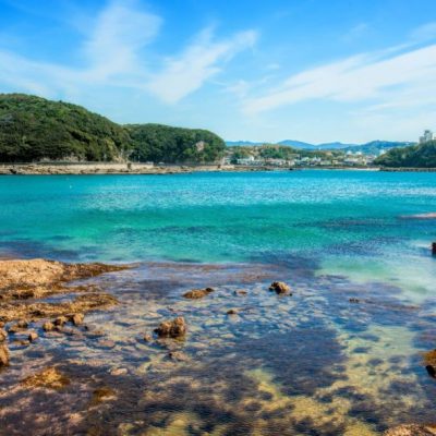 clear water Shirahama onsen japan