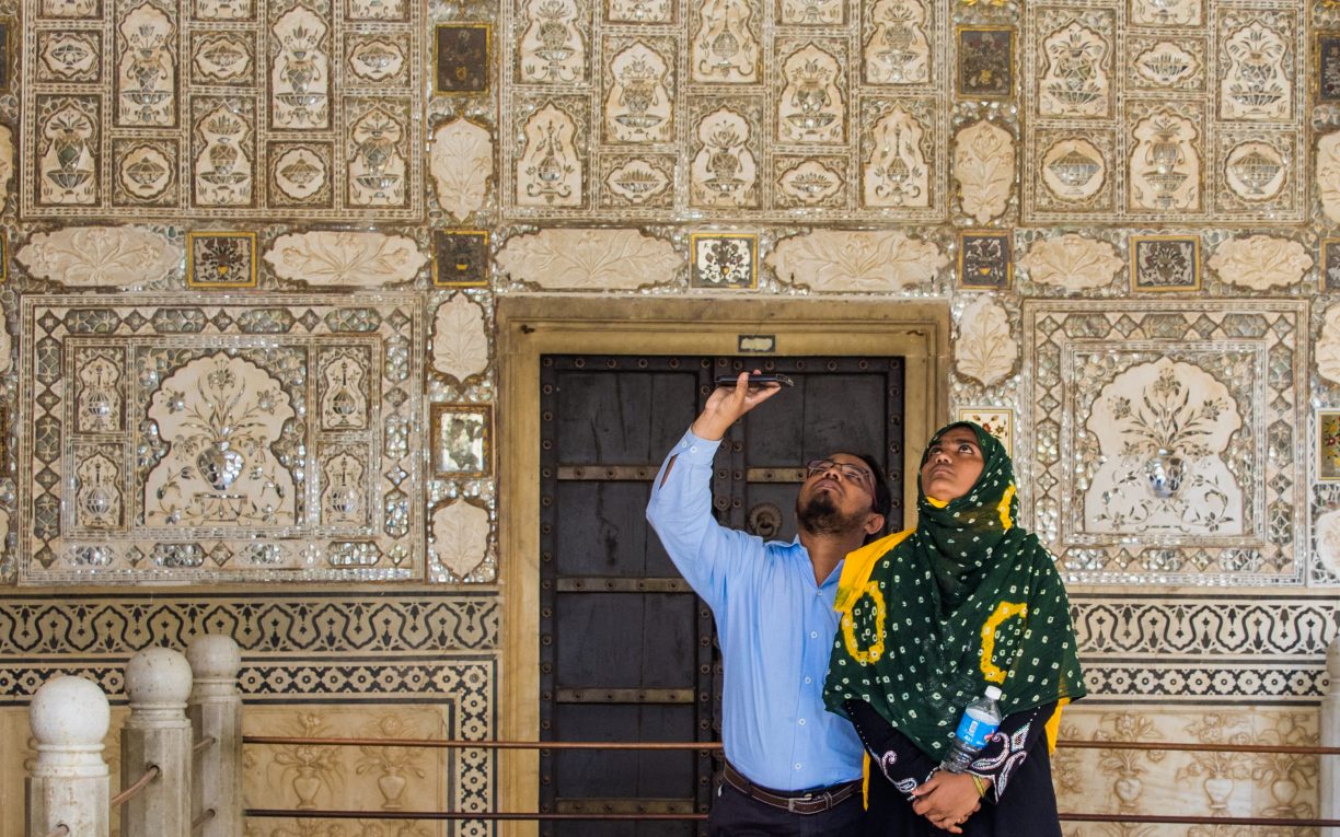 interior amber fort Jaipur amer rajastan india