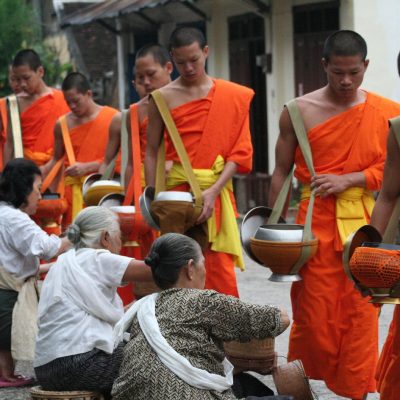 Monks Luang Prabang Laos