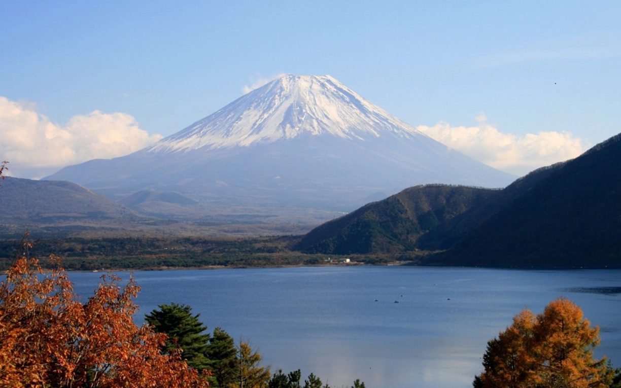 Mount Fuji Lake Motosu Five Lakes Japan