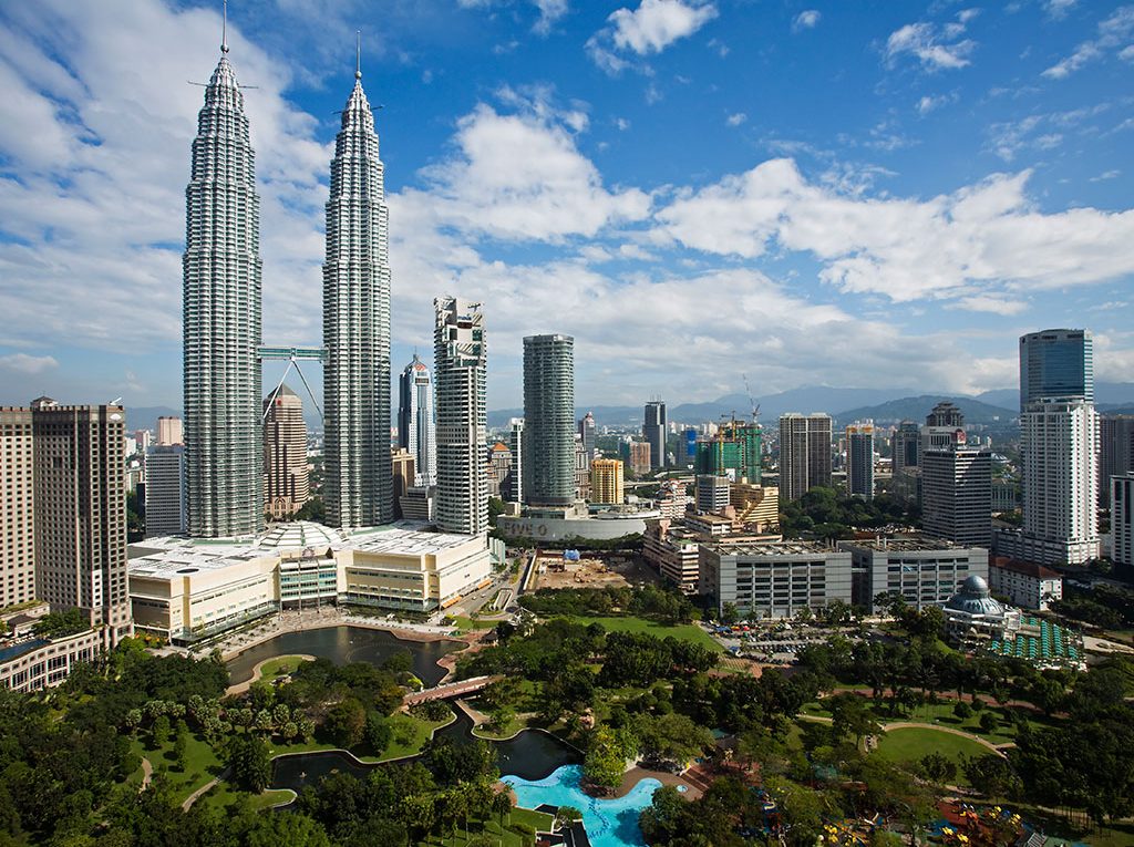 petronas towers citiscape kuala lumpar malaysia