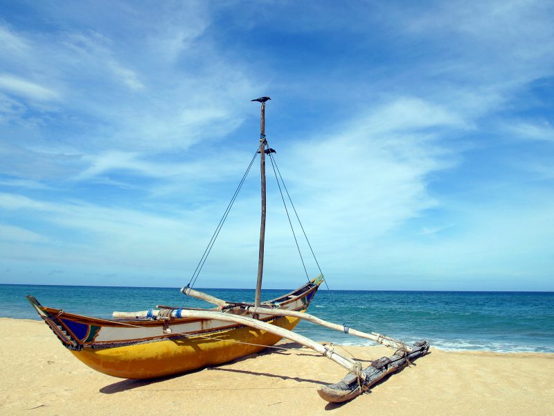 beach boat sri lanka