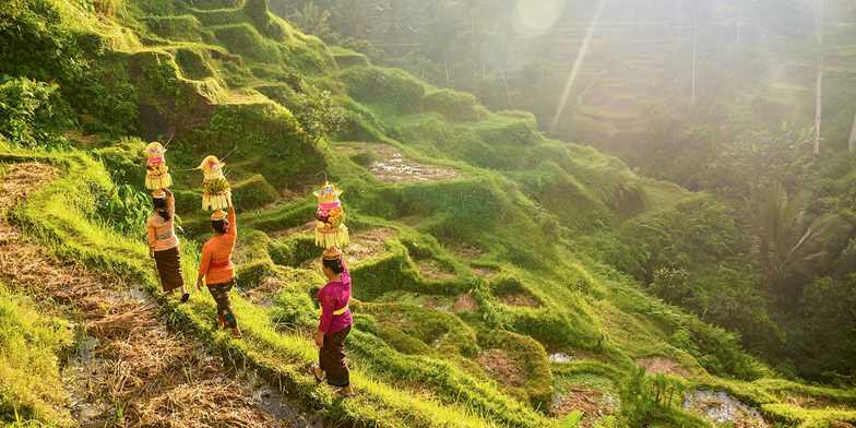trekking mountains bali indonesia